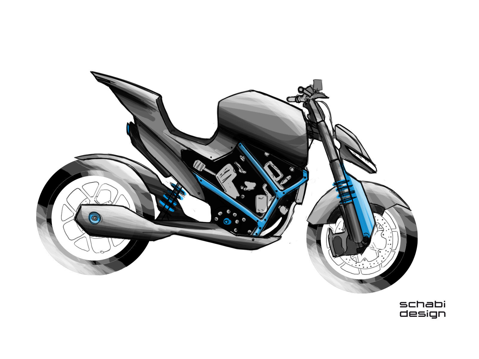 Schabi Design Sketch Site: Concept Bike Design