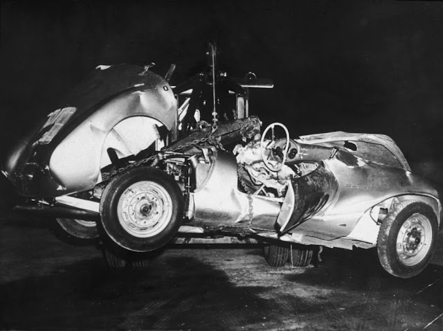 Haunting Photographs From James Dean's Fatal Car Wreck in 1955 ~ Vintage Everyday