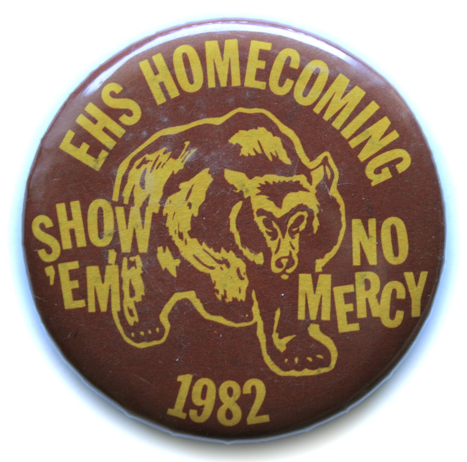 Visions of Minnesota 1982 Eveleth High School EHS Button