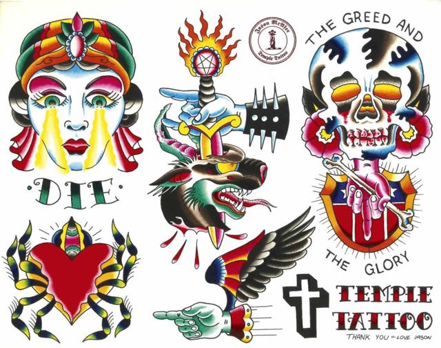 Tatuajes tradicionales diseños