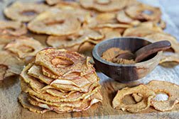 Cinnamon Maple Apple Chips ~ Cooking with Kids