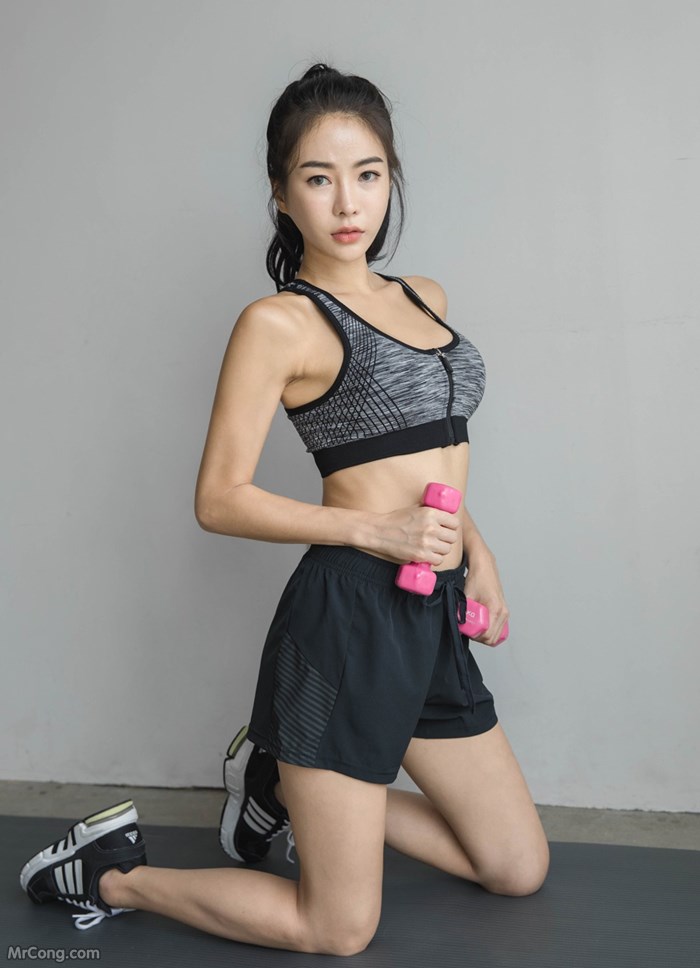 The beautiful An Seo Rin shows off her figure with a tight gym fashion (273 pictures) photo 3-3