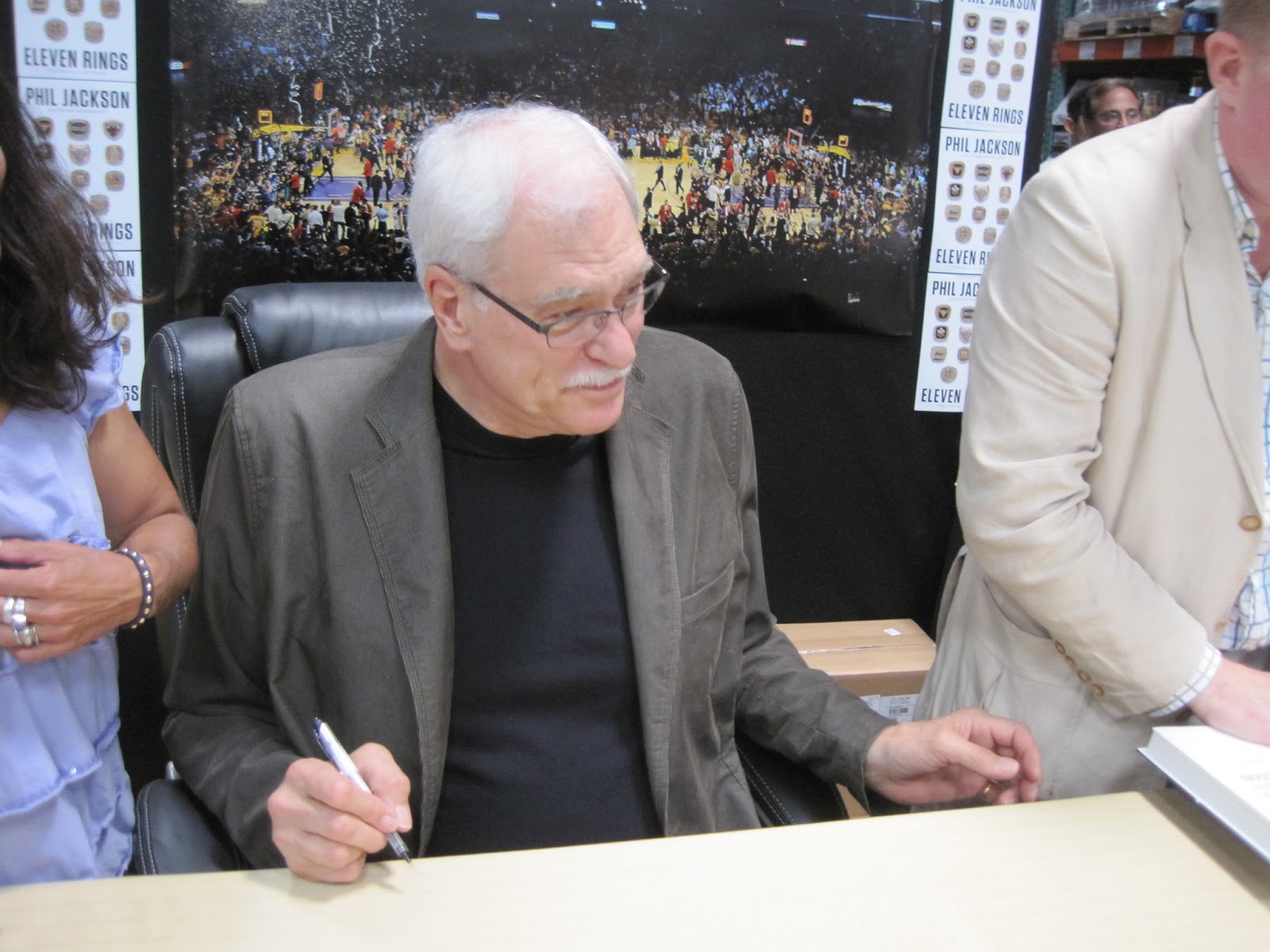 phil jackson autograph