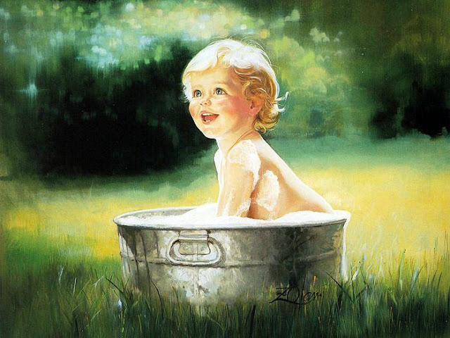 Beautiful Childhood Paintings by Donald Zolan