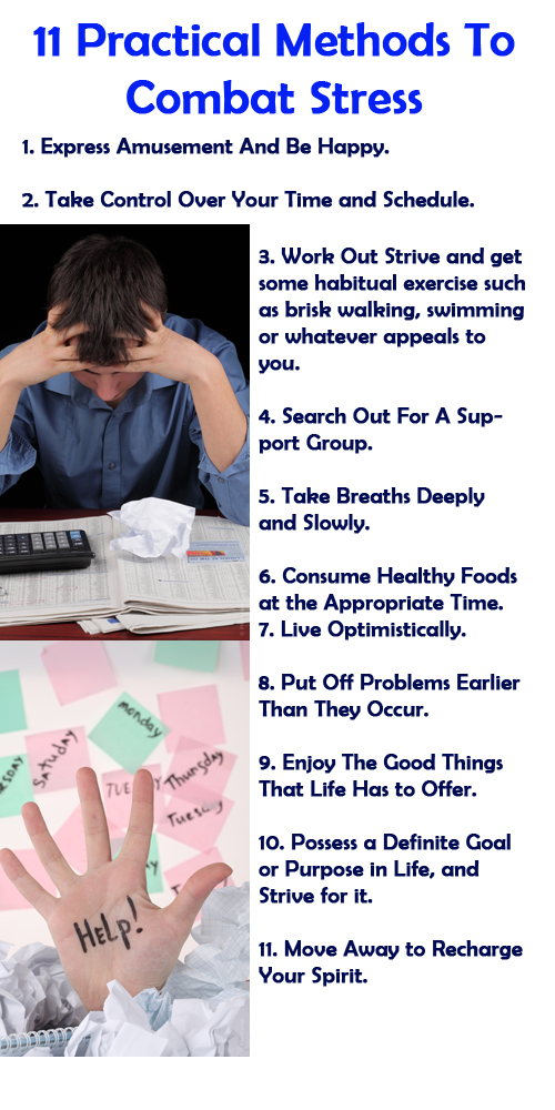 11 Practical Methods To Combat Stress