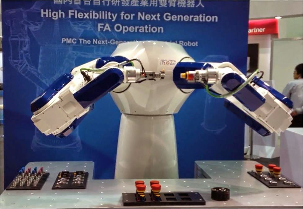 Chien-Pin Chen: PMC 14-axis Industrial Robot