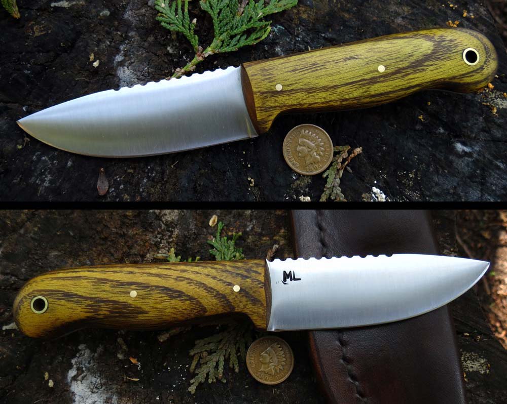 ML Knives Blog Kephart Fisher custom and tooled Eagle Sheath