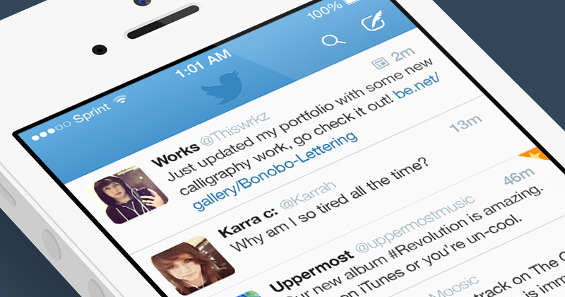 Twitter Redesigns Its Mobile App for iOS 7 - FrinMash