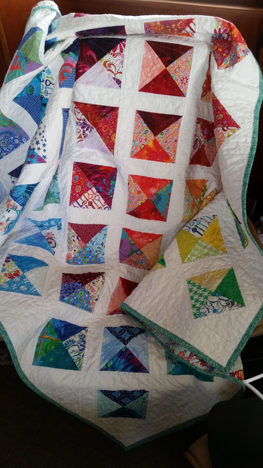Quilt Odyssey Dutch Diamonds finish