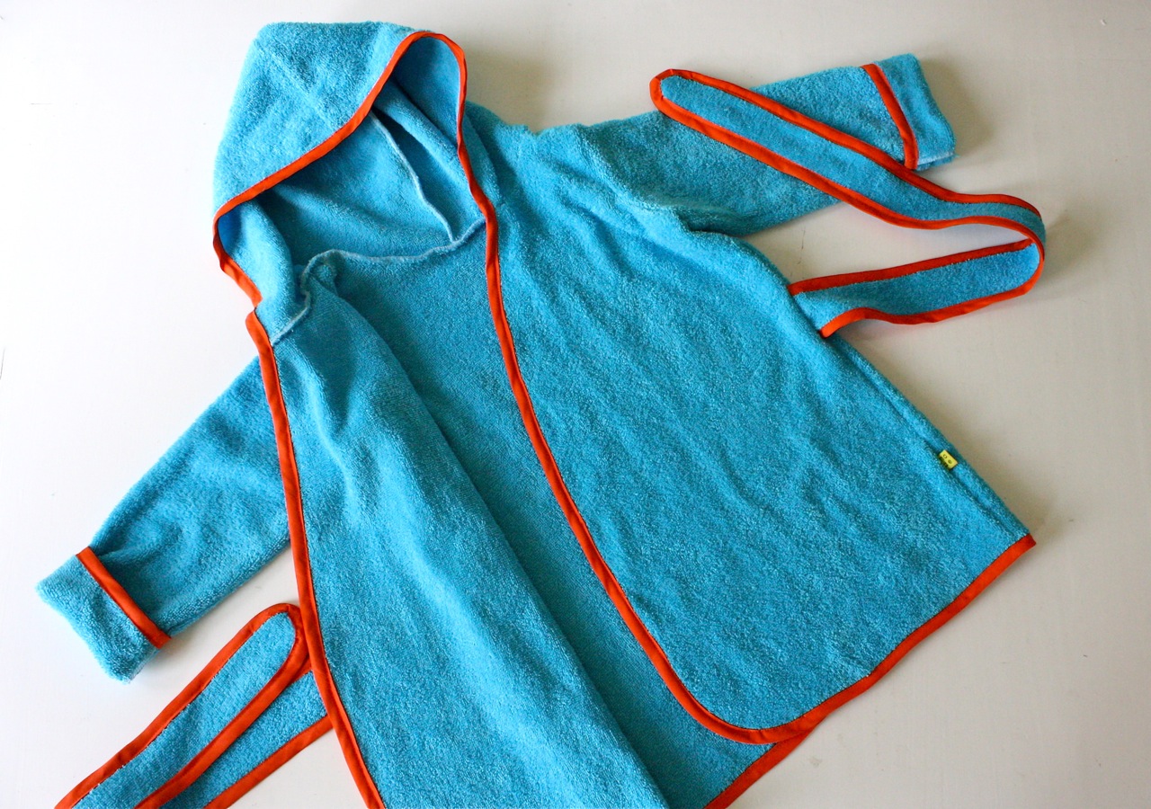 Former Restaurateur Making Fun Swim Robes From Old Towels