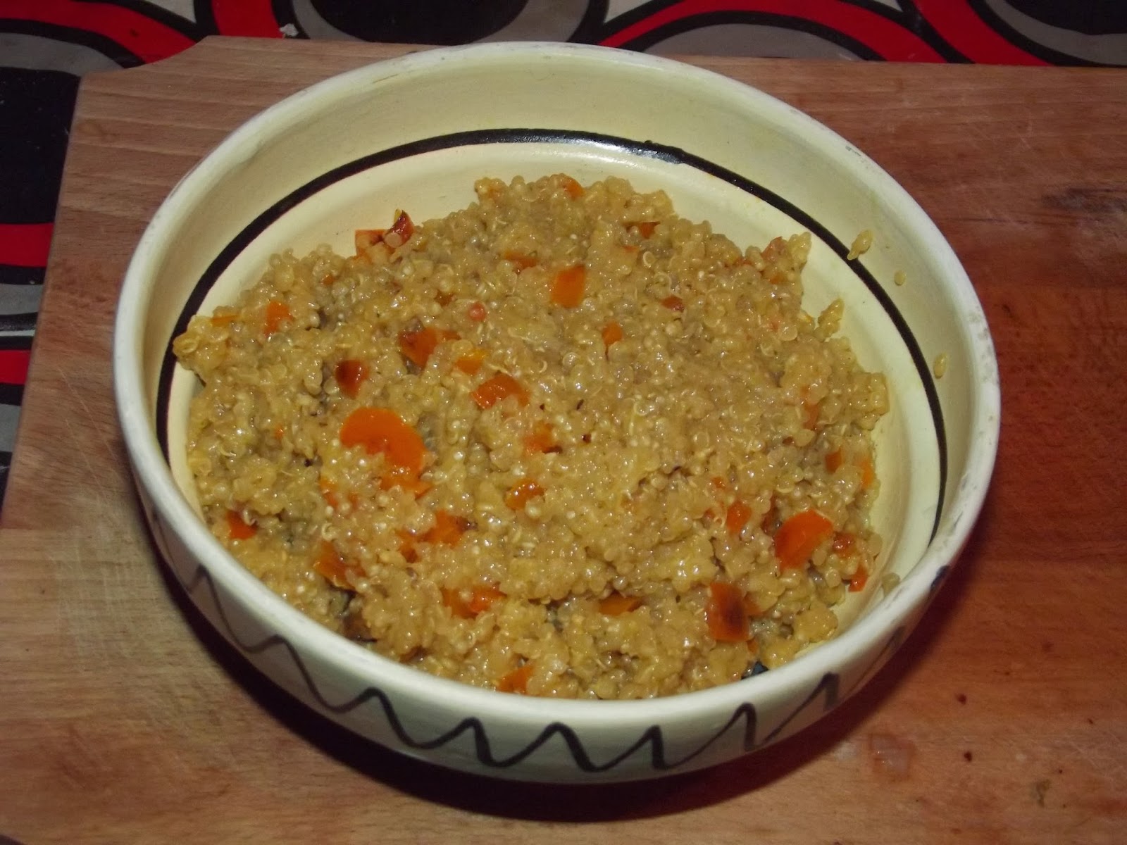 Adventures in Flavorland Risotto de quinua y pimientos amarillos