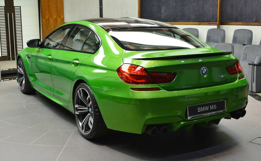 アブダビのBMWディーラーが手掛けたグリーンの「BMW M6グランクーペ」