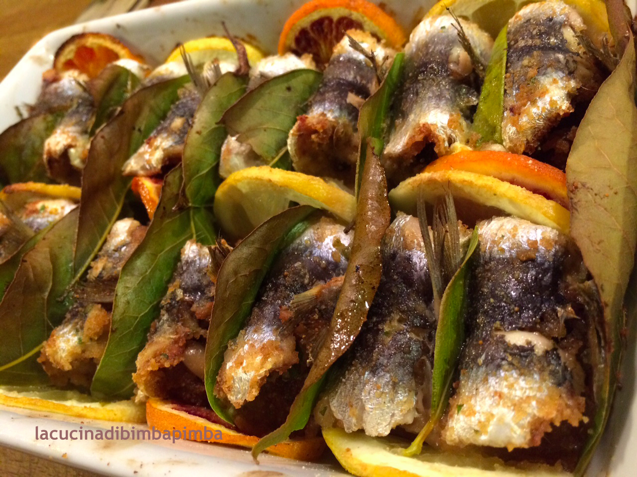 la cucina di bimba pimba le "sarde a beccafico" alla palermitana