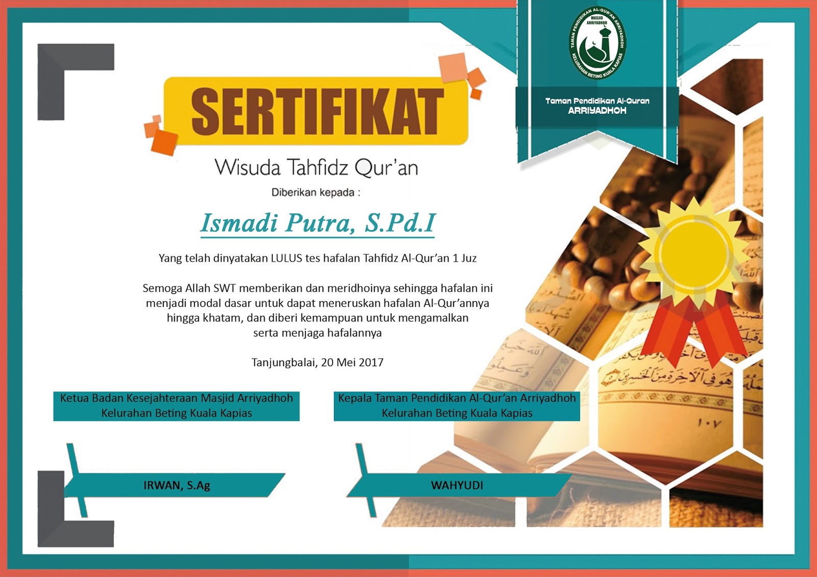 Cd Desain Sertifikat Format Psd V2