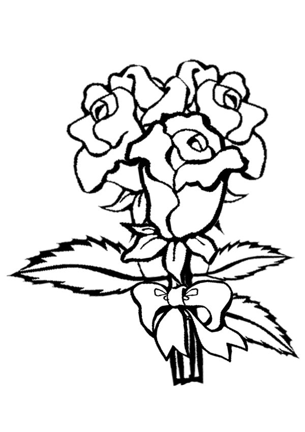 Coloring Pages for Kids: Rose Coloring Pages