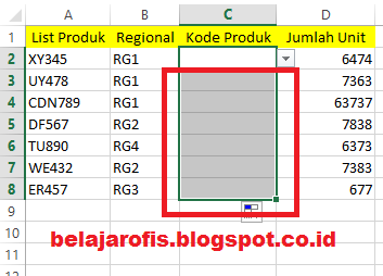 Cara Paste Data Validation Pada Microsoft Excel 2013