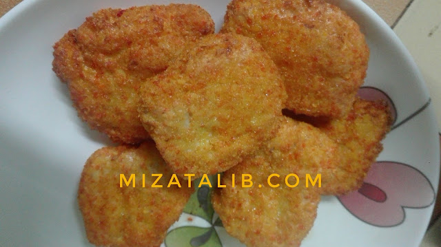 Nuggets Home Made, nuggets home made tanpa kukus, nuggets ayam, resepi Bonda, nuggets tanpa msg