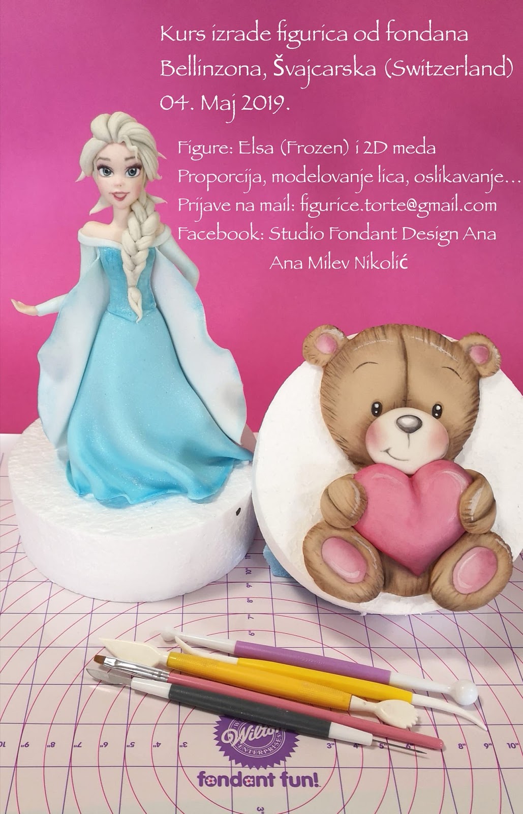Studio "FONDANT DESIGN ANA" Figurice za torte (fondant figures