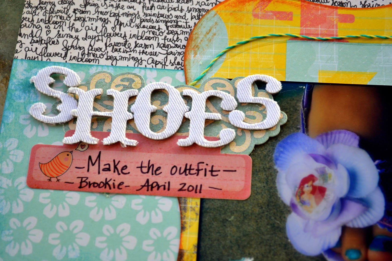 BlueMoon Scrapbooking Shoes make the outfit