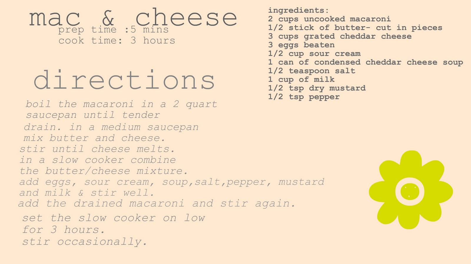 Sweet like honey our favorite mac cheese