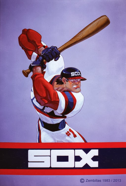 Charles Zembillas: Chicago White Sox Poster 1983