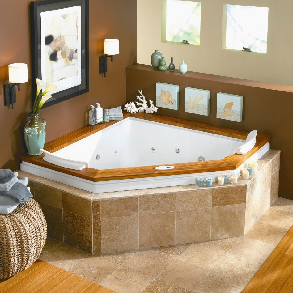 Home Priority Fascinating Designs of Corner Whirlpool Tub
