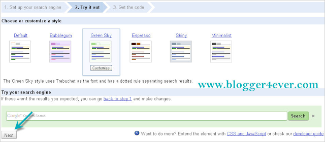search engine, search widget, search bar, google (cse), blogger, blogspot