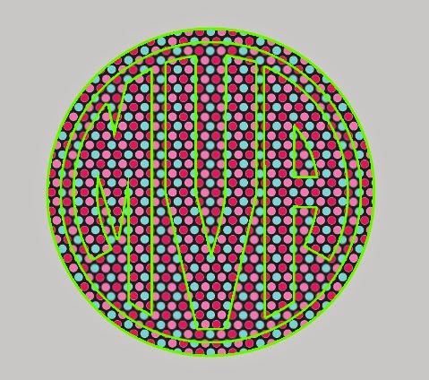 Circle monogram, two, one cut, Silhouette Studio, Silhouette tutorial