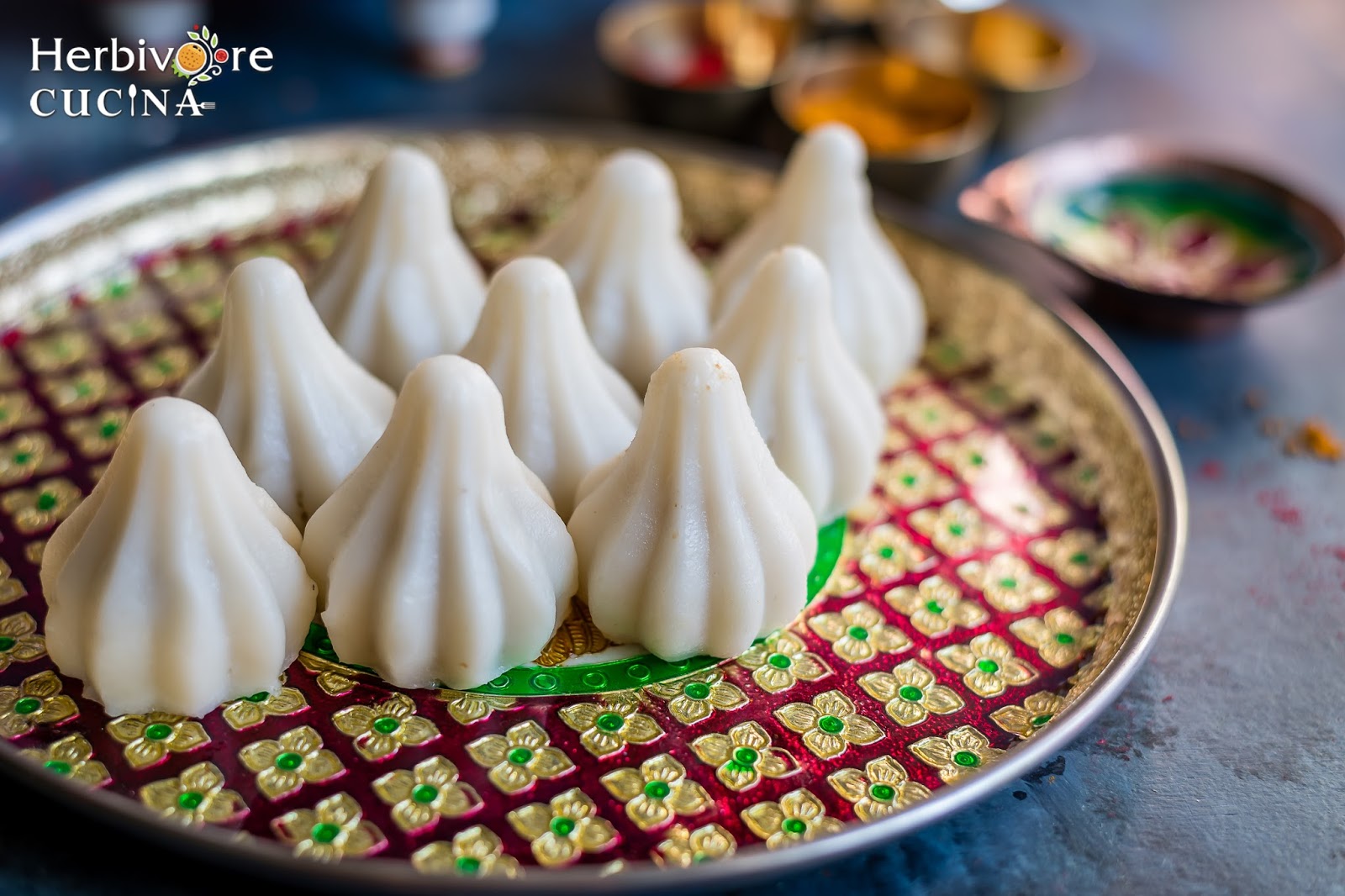 Herbivore Cucina Ukadiche Modak Steamed Rice Flour Dumplings