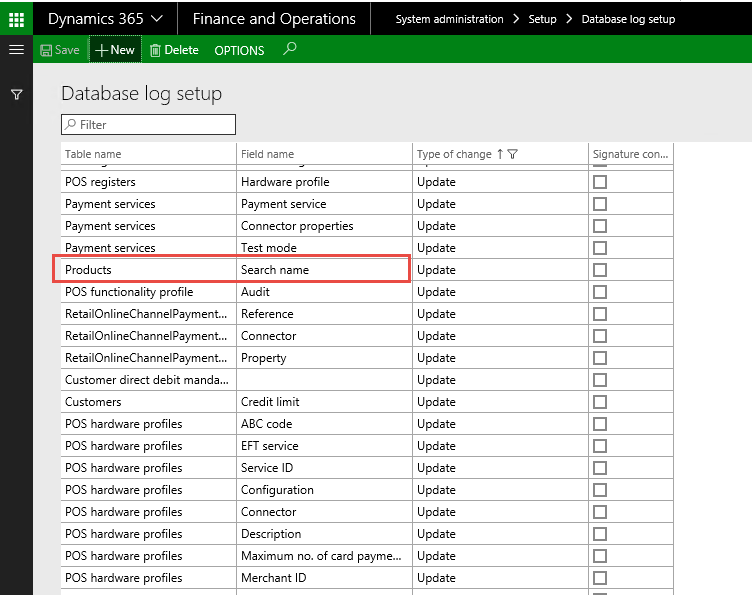 Inside Microsoft Dynamics AX Setup database Log in D365 / AX7