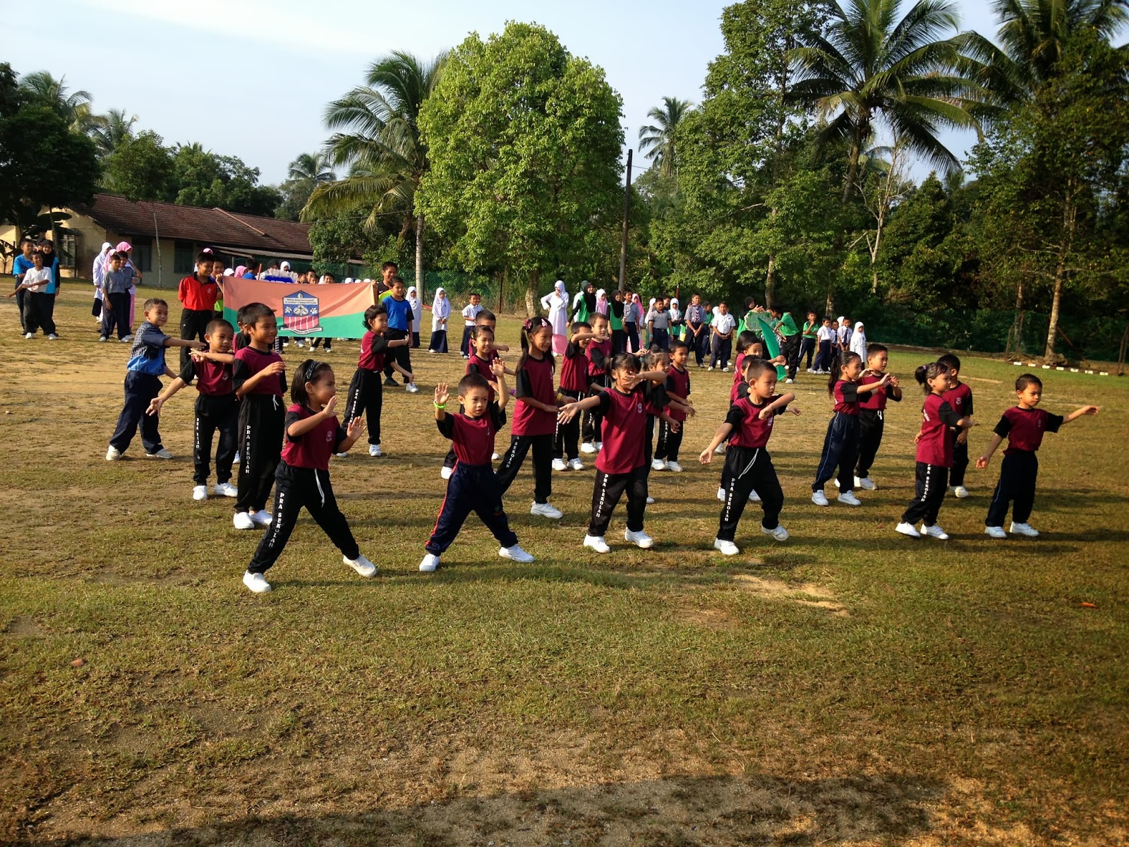 SK Kg Baharu Felda Neram 1 Pelaksanaan Gerak Tari 1Malaysia Prasekolah