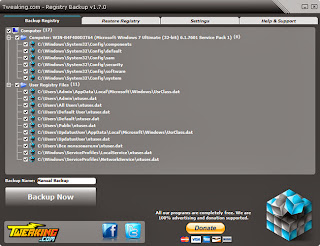 Registry Backup v1.7.0 Portable