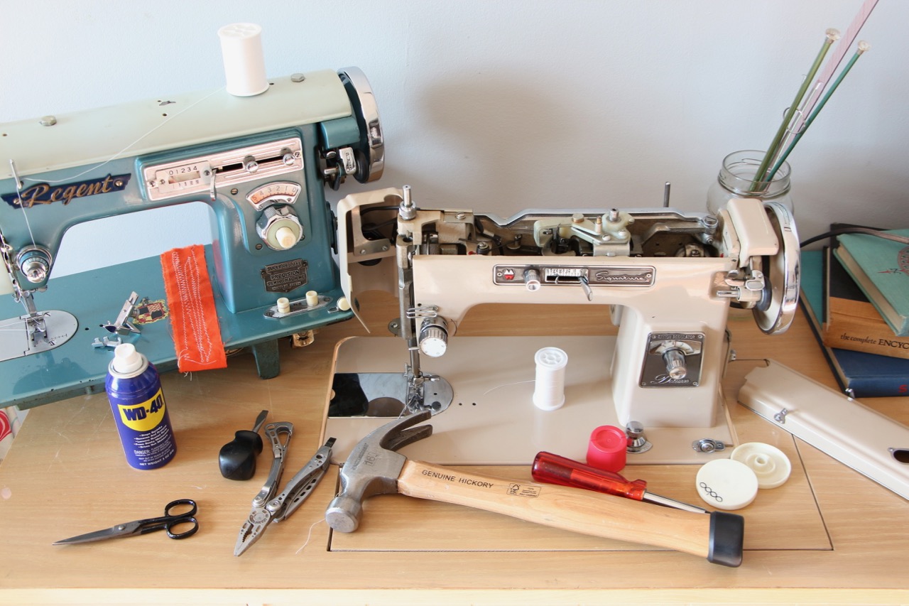 How to Restore a Vintage Sewing Machine Palindrome Dry Goods