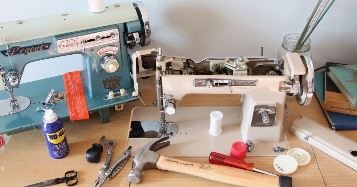 How to Restore a Vintage Sewing Machine Palindrome Dry Goods