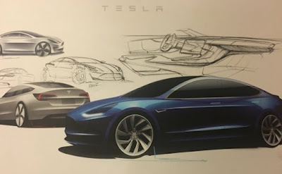 "تيسلا" تكشف عن أول نموذج من سيارة Tesla Model 3