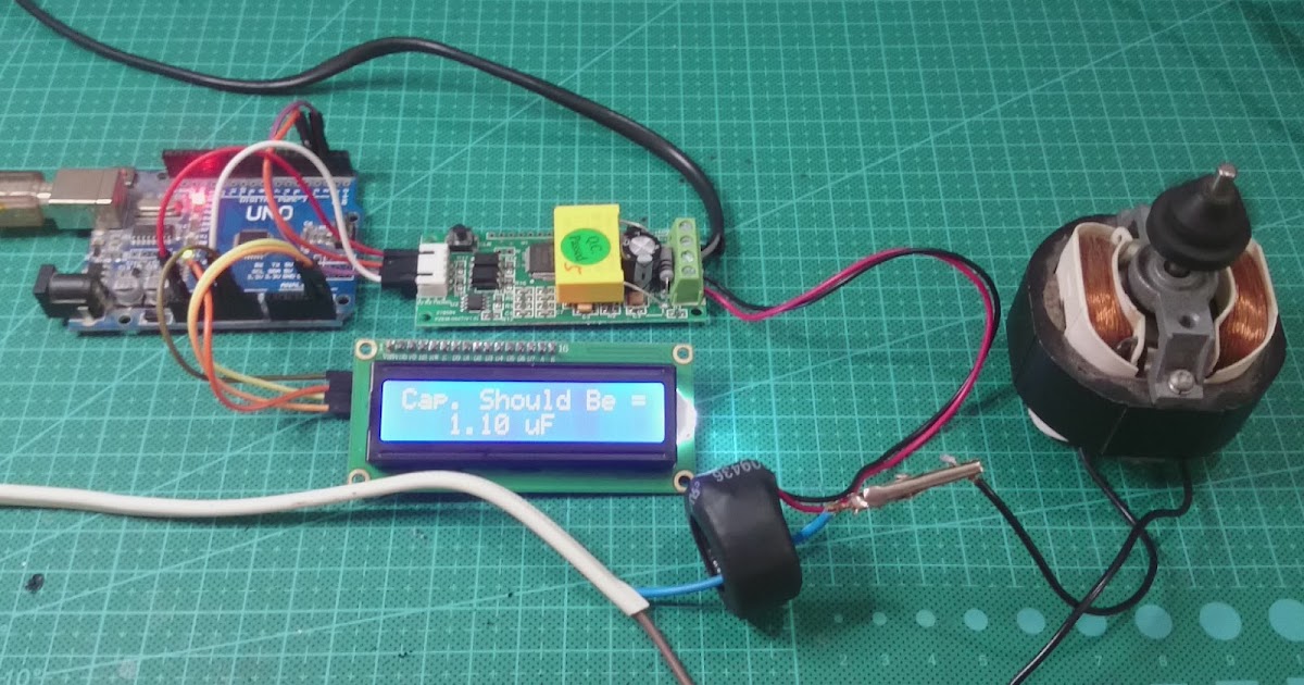 Arduino calculate the capacitor value for PFC Simple Projects