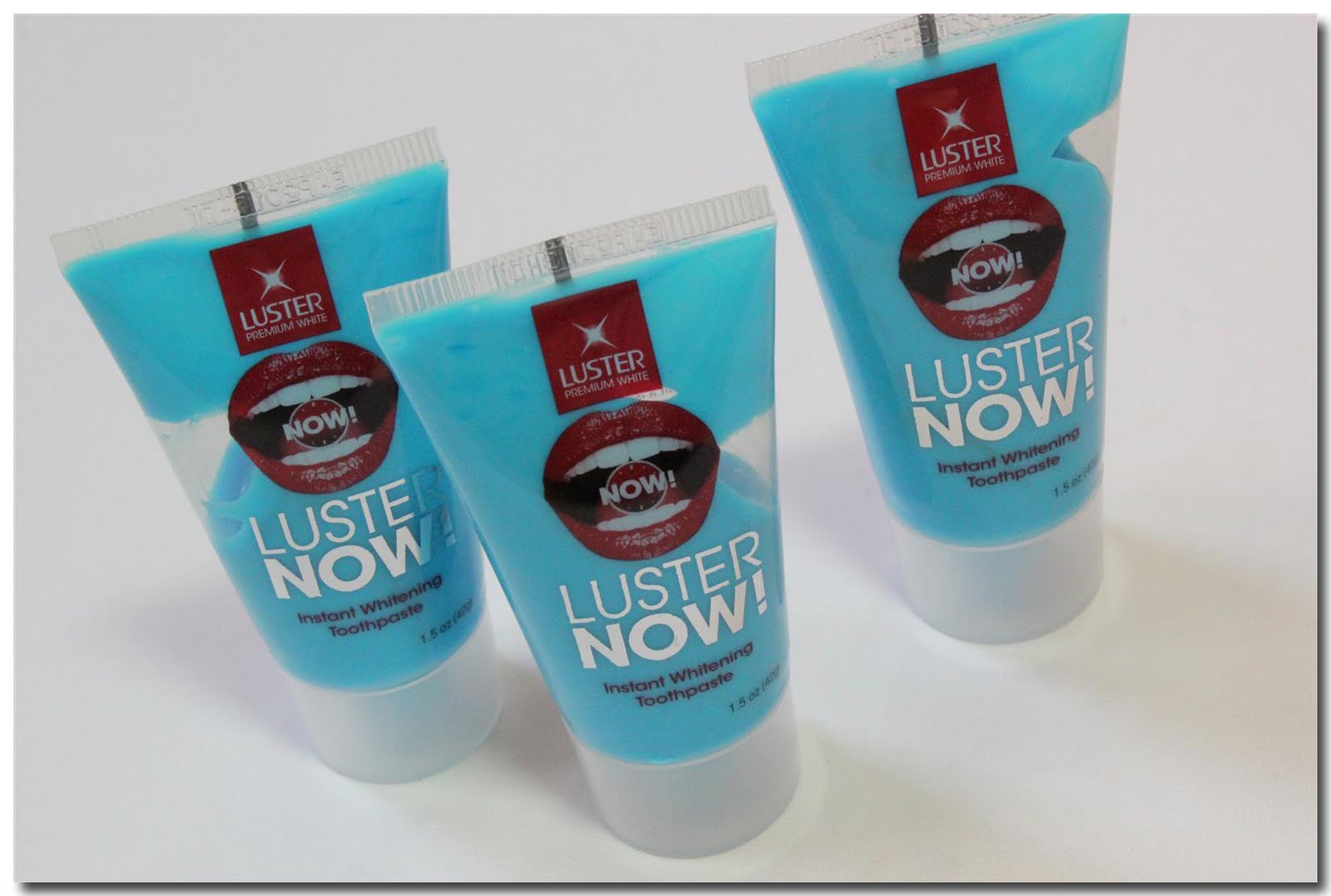 BrainyBeautys: Luster Now Instant Whitening Toothpaste