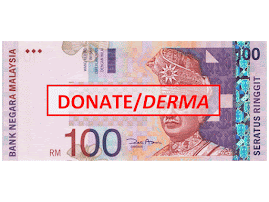 Donate RM 100 here... (Online)