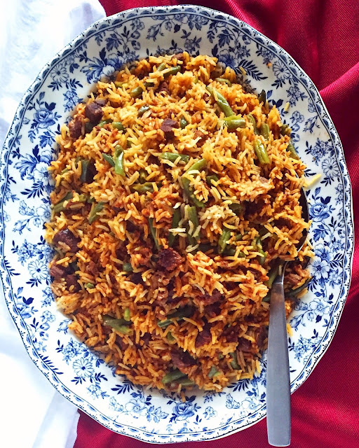 Persian Rice with Green Beans