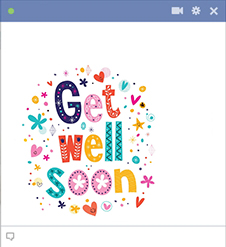 Get Well Soon Facebook Sticker