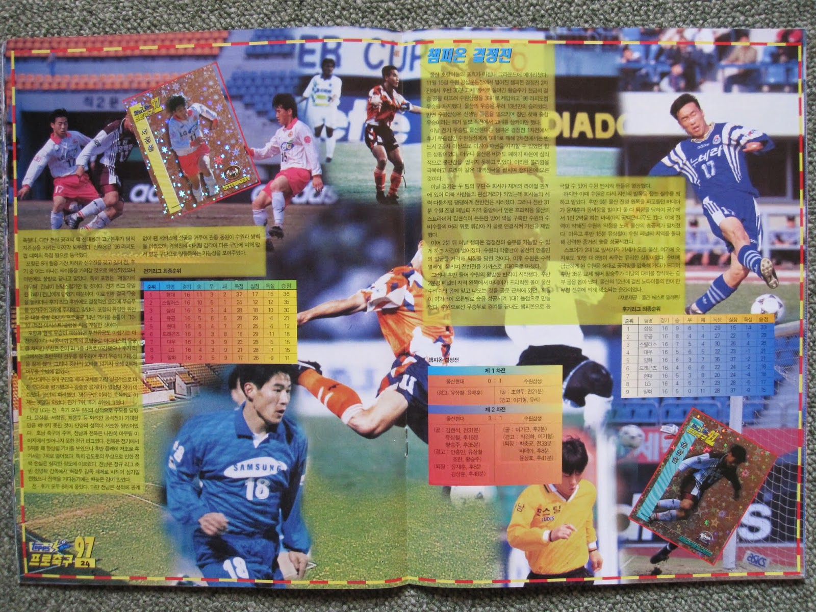 Only Good Stickers Topps South Korean League 1997