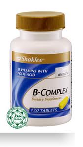 manfaat b complex shaklee
