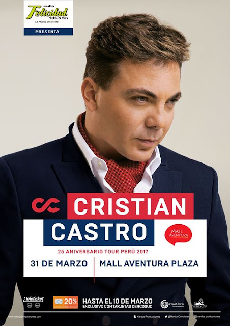 Cristian Castro en Arequipa