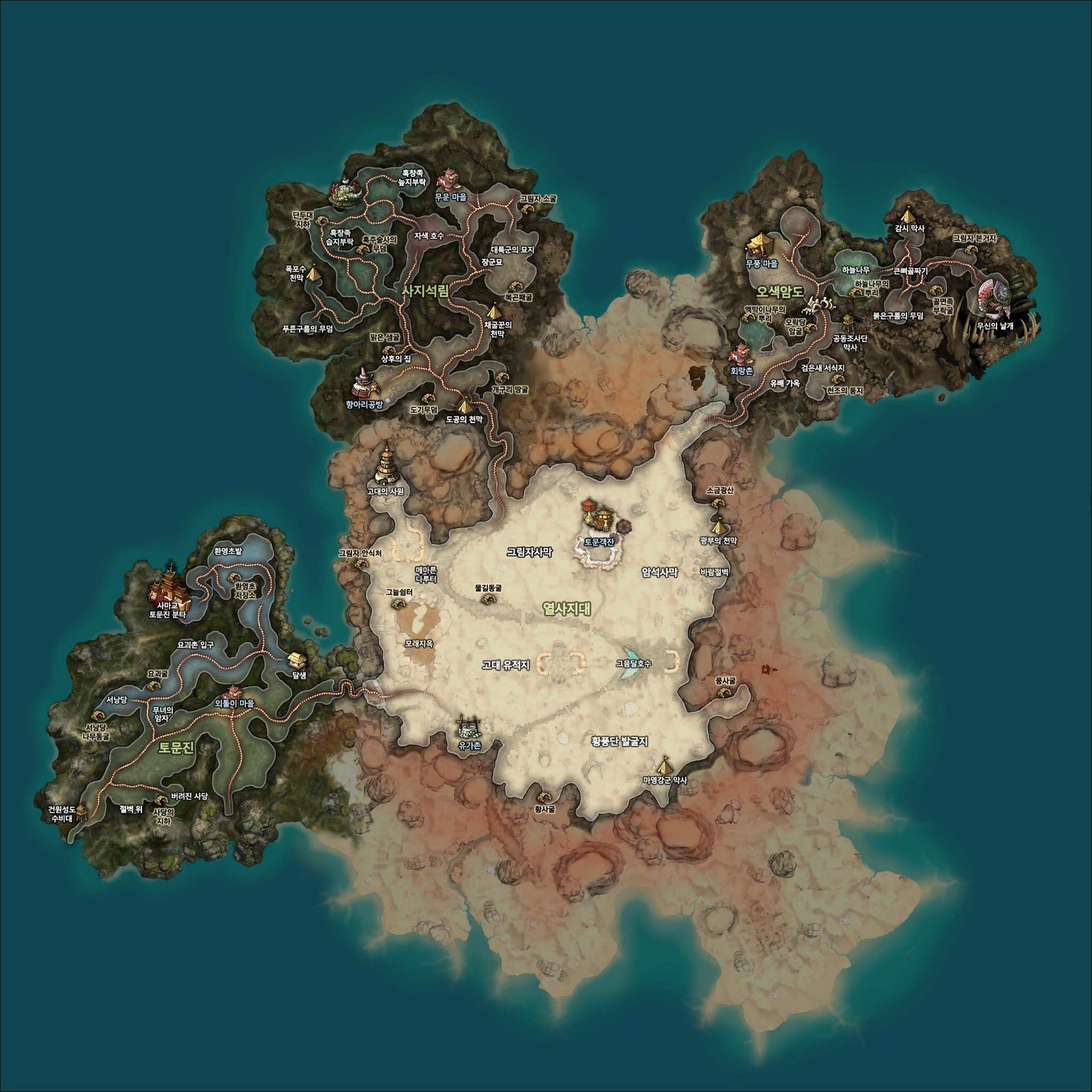 Blade and Soul World Map Blade And Soul