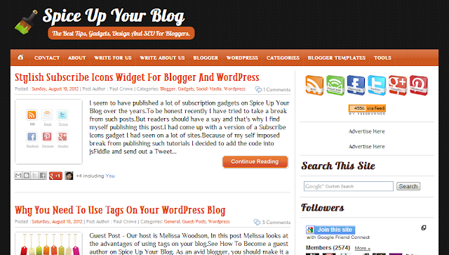 spice up your blog