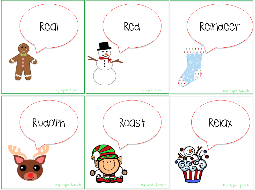 Big Apple Speech: FLASH FREEBIE Holiday Christmas Speech and Language Big Apple Speech: FLASH FREEBIE Holiday Christmas Speech and Language