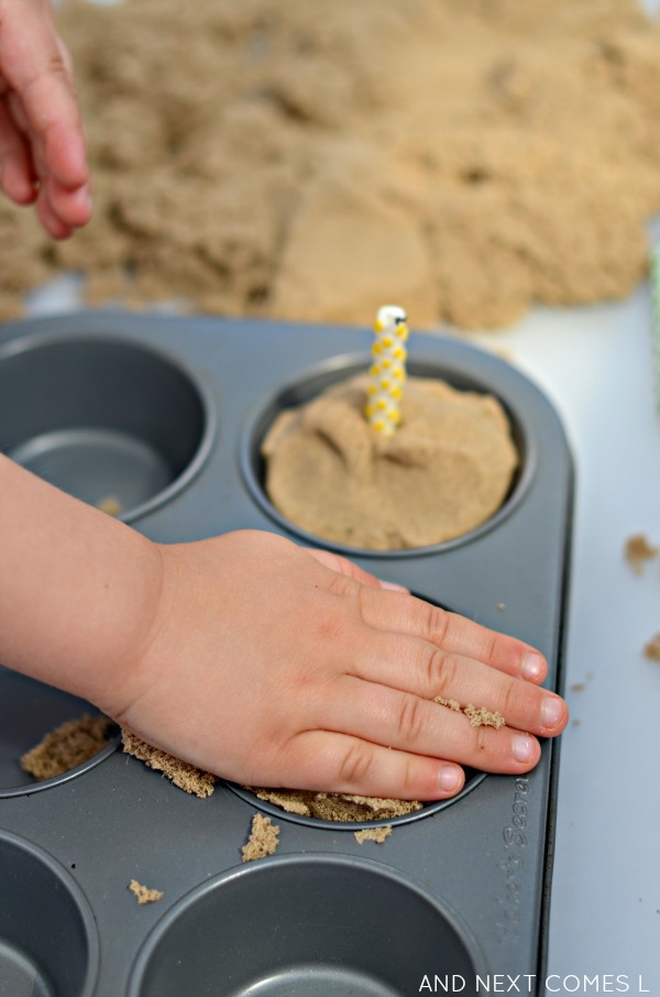 Sand Cupcakes Sensory Play And Next Comes L Hyperlexia