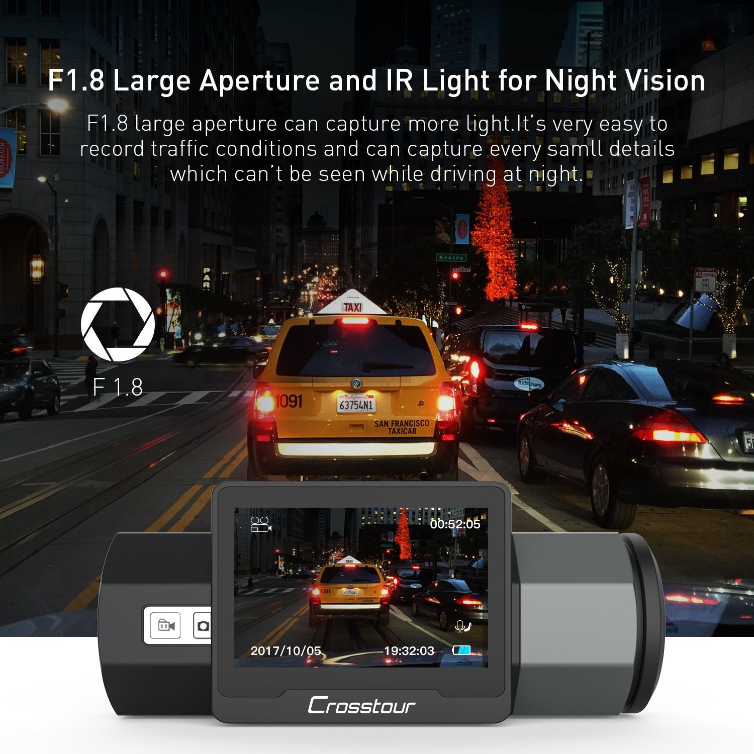 Crosstour CR700 Dash Cam 1080P FHD DVR Review