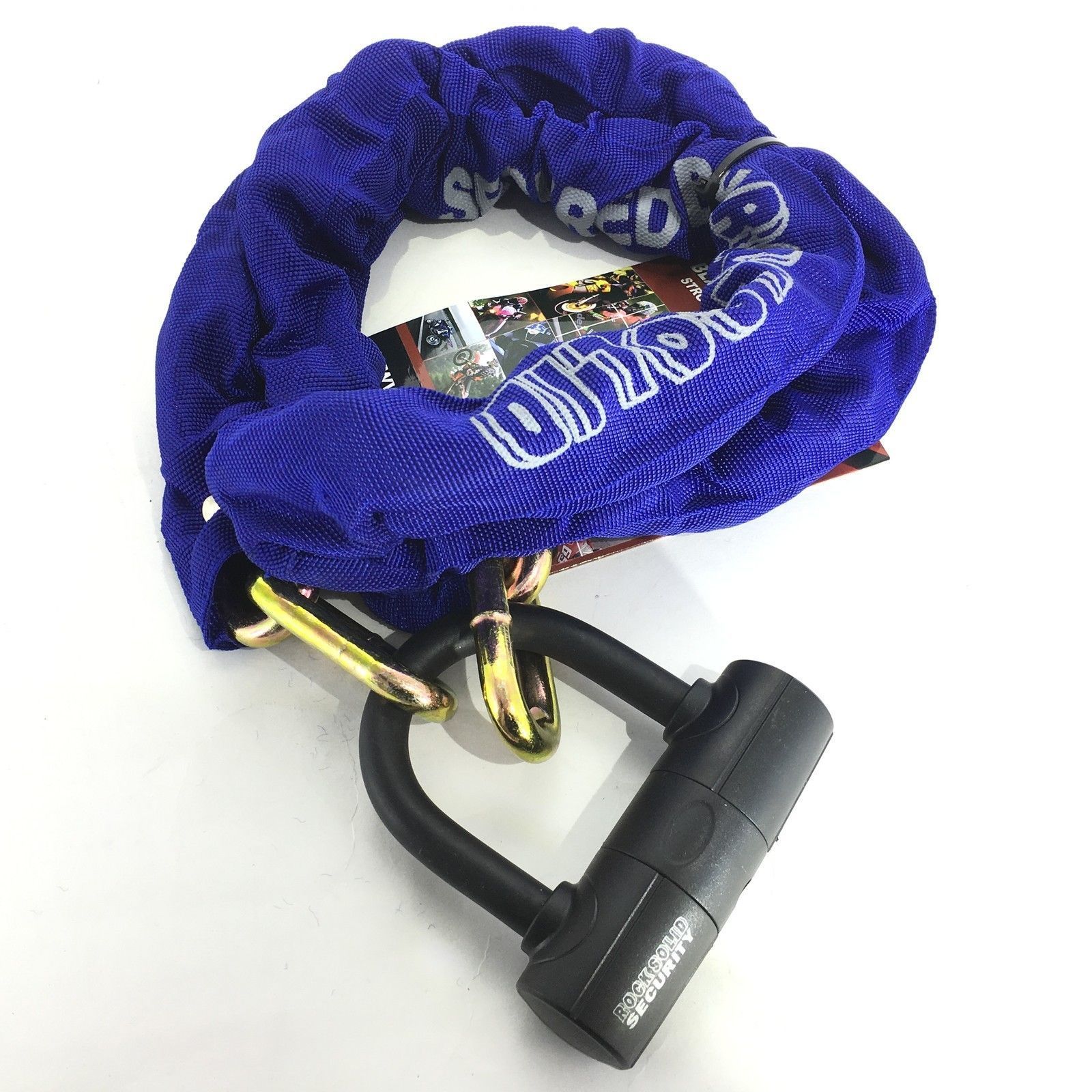 Motorbike Motorcycle Chain Lock ROCKSOLID BLADE 1.5M Scooter Security