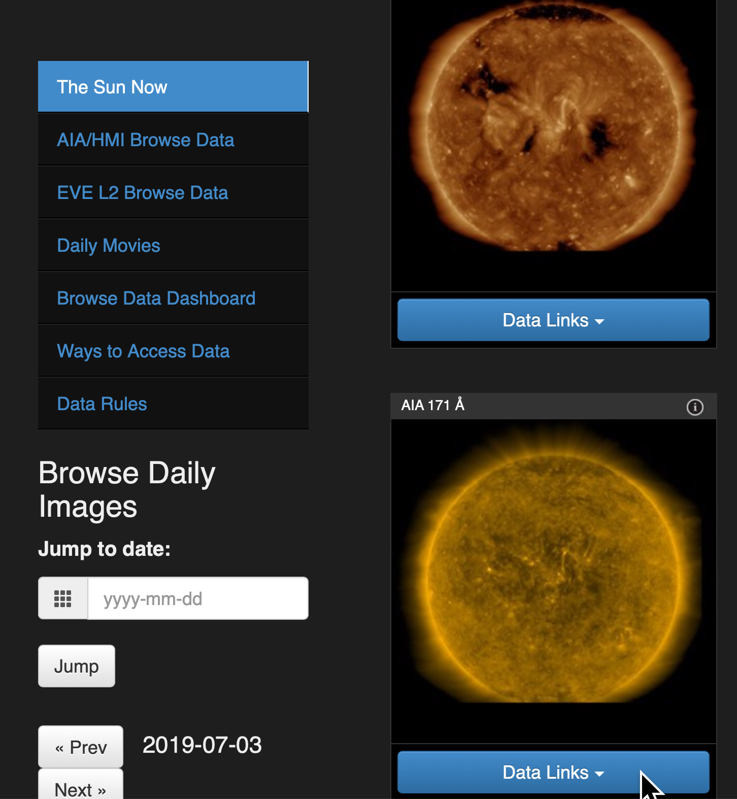 SDO is GO: New Features on Website